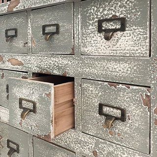 Vintage Inspired Library Card File Cabinet