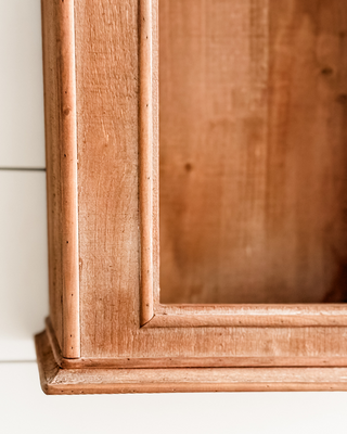 Rustic Heirloom Curio Cabinet, Set of 2