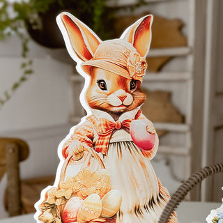 wooden Easter bunny signs