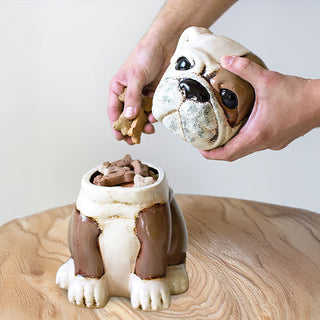 french bulldog canister