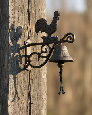 Cast Iron Doorbell Choose Your Style – Butterfly or Rooster Porch Garden Chime