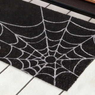 halloween spiderweb doormat