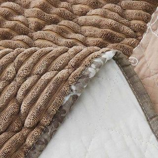 DaDa Bedding Dusty Rose Taupe Beige Brown Floral Cottage Patchwork Quilted Bedspread Set 