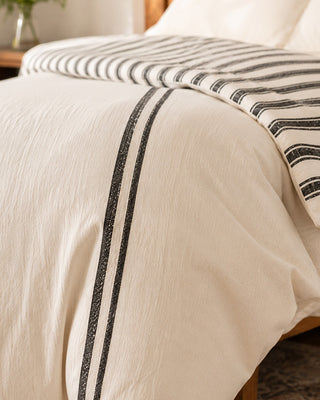 Farmhouse Stripe Duvet Cover - Queen