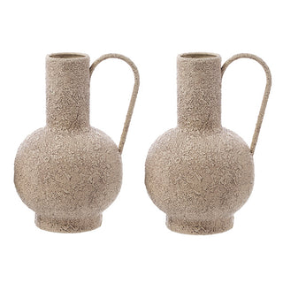 Medium cream rustic iron ewers farmhouse decor