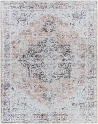 Traditional Charcoal Washable Rug