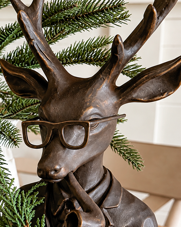 Bronze Reindeer Bowl | Dapper Critter Collection