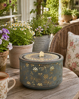 Lighted Garden Fountains with LED - Choose Your Style