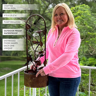 Outdoor fountain details