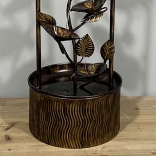 Outdoor fountain closeup