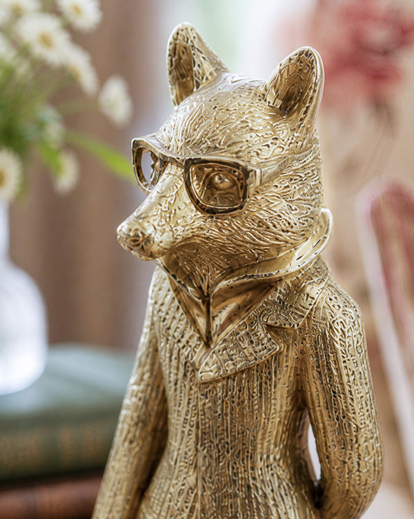 Distinguished Fox Figurine | Dapper Critter Collection