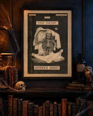 Framed Vintage Gothic Book Cover Wall Art, Choose Your Style