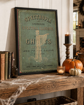 Framed Vintage Gothic Book Cover Wall Art, Choose Your Style