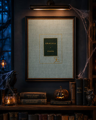 Framed Vintage Gothic Book Cover Wall Art, Choose Your Style