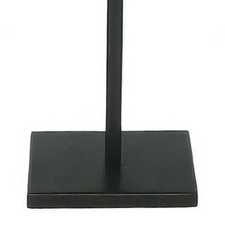 Black Metal Freestanding Picture Frame Easel Stand with Decorative Finial