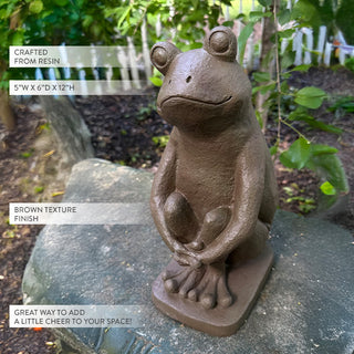 frog statue