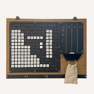 Grand Magnetic Word Puzzle Wall Board Game