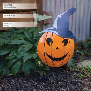 Jack-O-Lantern Garden Stake