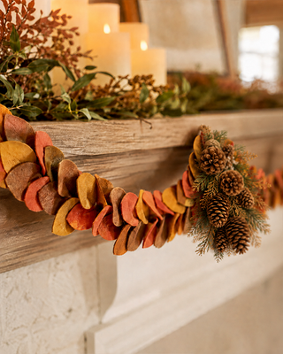 Felt Autumn Leaf Garland - 60 Inch