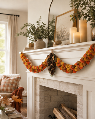 Felt Autumn Leaf Garland - 60 Inch