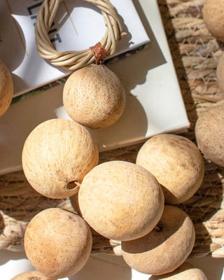 Dried Gourd Ball Garland