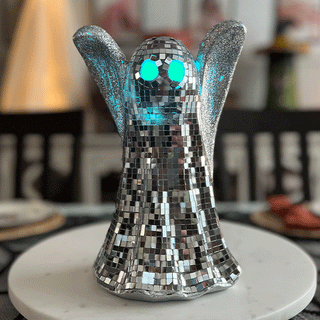 Light Up Disco Ghost Figurine