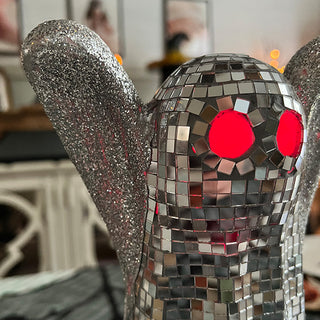 LED disco ghost closeup