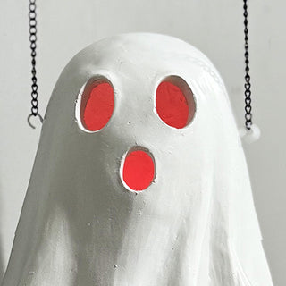 3D Color Changing LED Glowing Ghost Sign | "Halloween" Signs of the Season