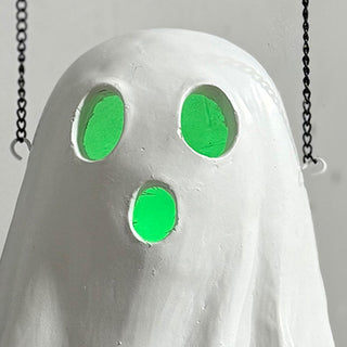 3D Color Changing LED Glowing Ghost Sign | "Halloween" Signs of the Season