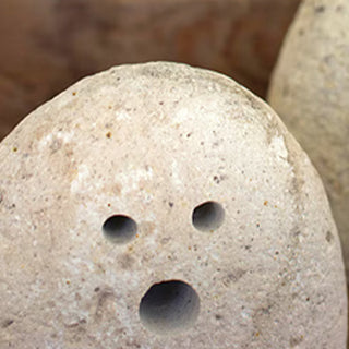 Halloween River Rock Ghosts, Set of 3