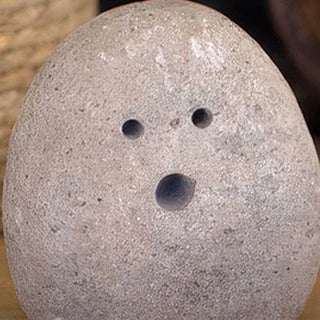 Halloween River Rock Ghosts, Set of 3
