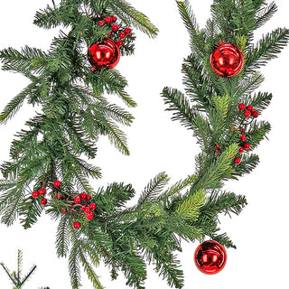 The Scotch Creek Pre-Lit Holiday Decor Trio | Tree, Wreath, Garland Combo!