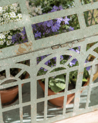 Outdoor/Indoor Green Metal Greenhouse Tabletop Terrarium Display Case