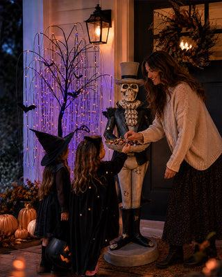 HUGE Skeleton Butler with Bowl | 56 Inches