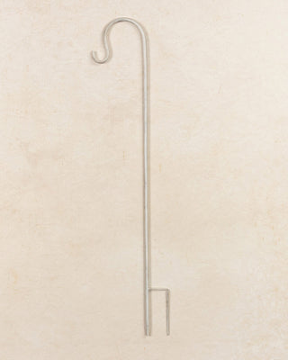 Aged White Solar Lantern Garden Display
