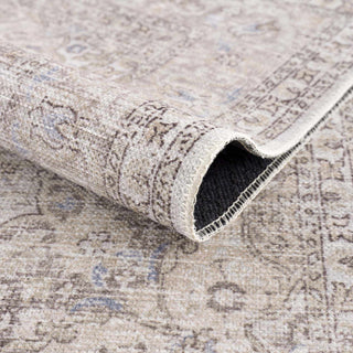 Vintage Cream Washable Area Rug
