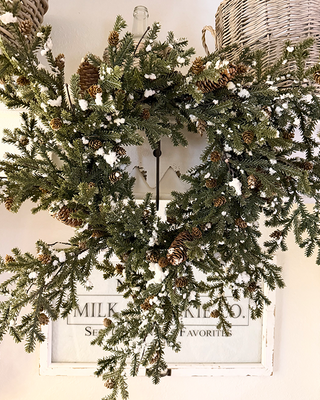 Forged Metal Wall-Mount Garland Holder