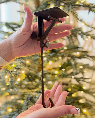 Forged Metal Wall-Mount Garland Holder