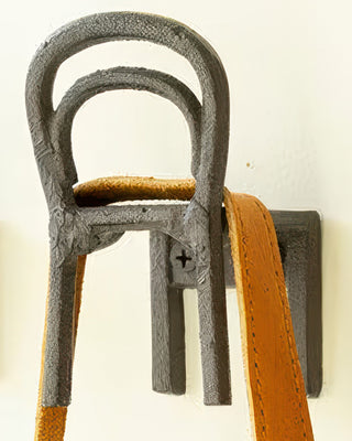 Cast Iron Chair Coat Hooks, Set of 3