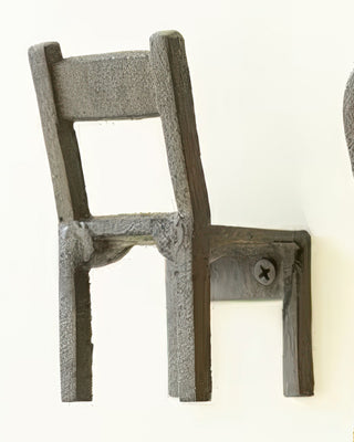 Cast Iron Chair Coat Hooks, Set of 3