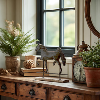 Farmhouse Steed Tabletop Figurine