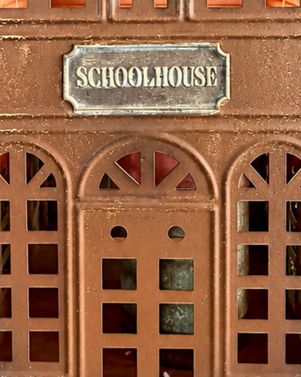 Heritage Village Metal Tabletop Houses, Set of 3