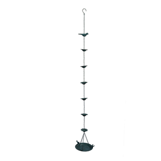 Vintage-Inspired Bird Bath Rain Chain