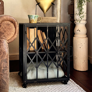 Rolling Industrial Accordion Metal Shelf Cabinet