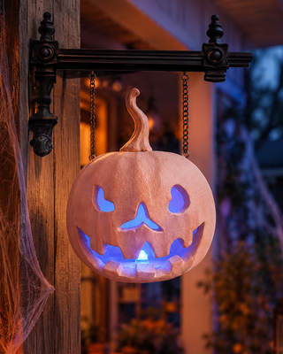 Multi-color LED Jack-O-Lantern With Bracket Option | Our "Fall" Signs Of The Seasons Edition