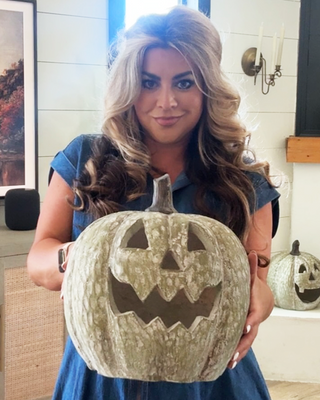 Artisan Jack-O-Lantern Trio | Graduated Weatherproof Indoor/Outdoor, Set of 3