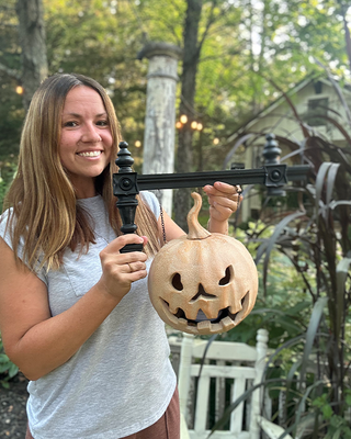 Multi-color LED Jack-O-Lantern With Bracket Option | Our "Fall" Signs Of The Seasons Edition