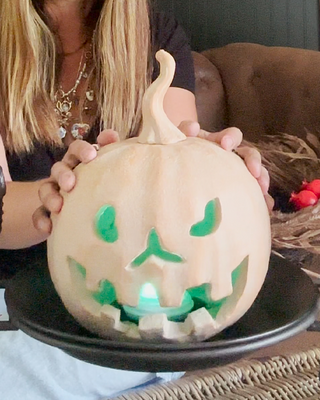 Multi-color LED Jack-O-Lantern With Bracket Option | Our "Fall" Signs Of The Seasons Edition
