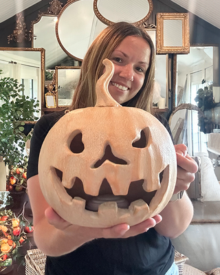 Multi-color LED Jack-O-Lantern With Bracket Option | Our "Fall" Signs Of The Seasons Edition