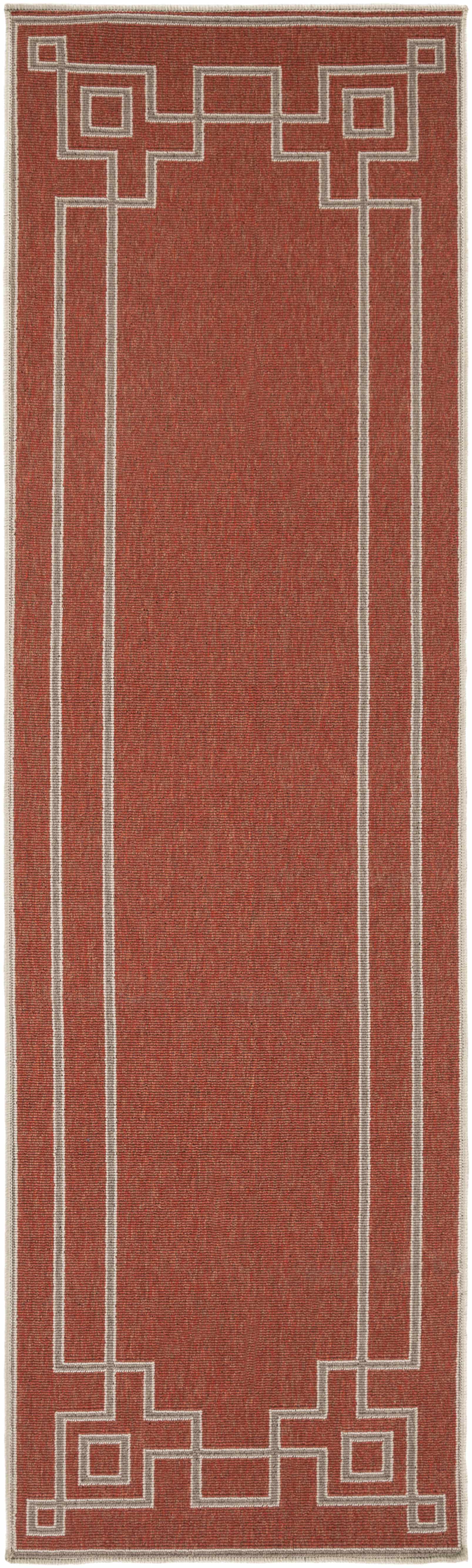 Construction Turf Rug Red Red Outdoor Rug - Decor Steals